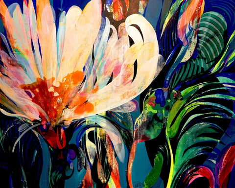 Vibrant Floral Burst No4