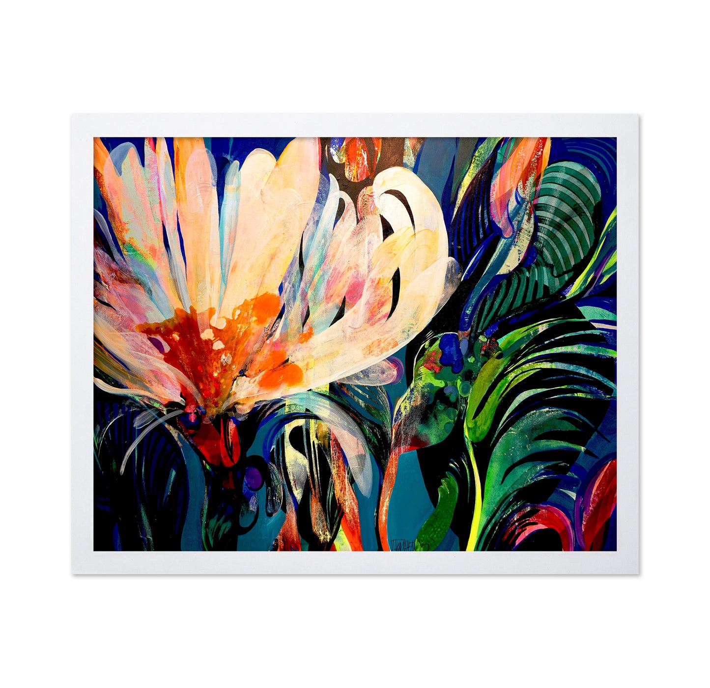 Vibrant Floral Burst No4