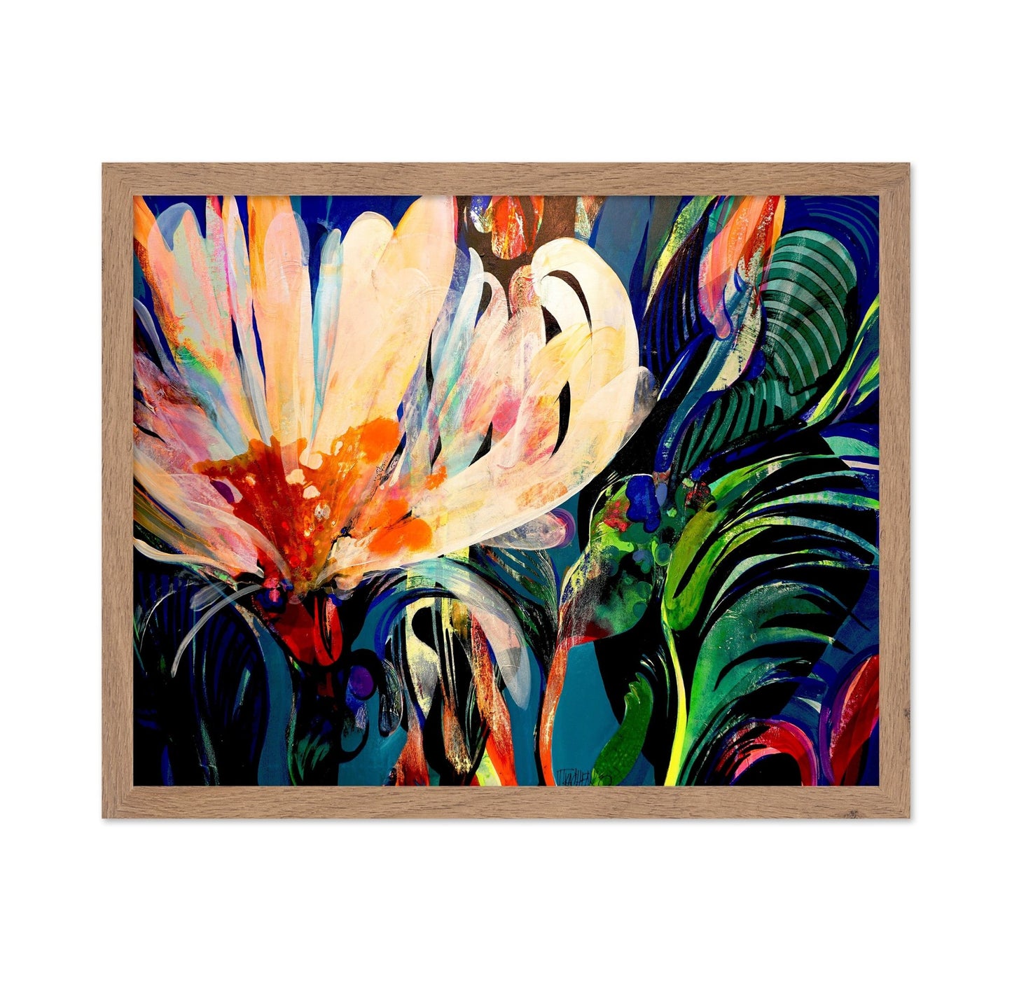 Vibrant Floral Burst No4