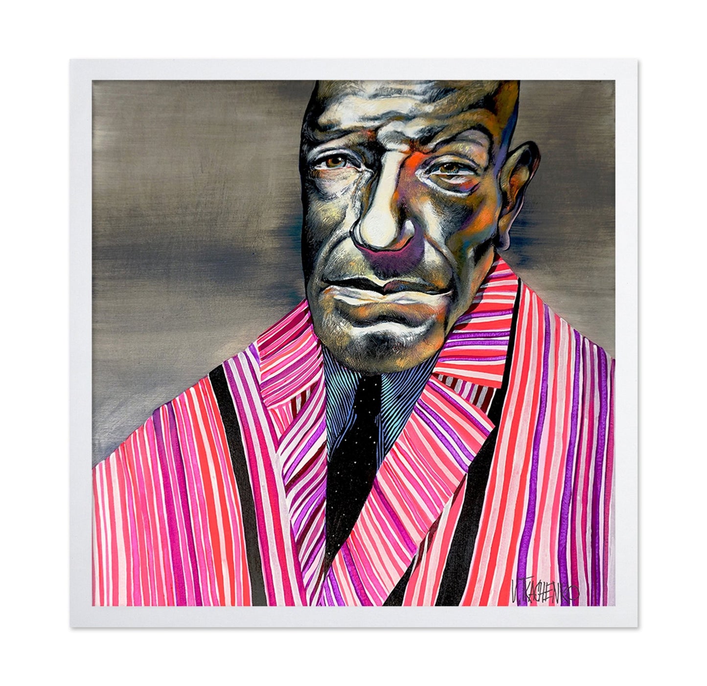 Striped Suit Portrait
