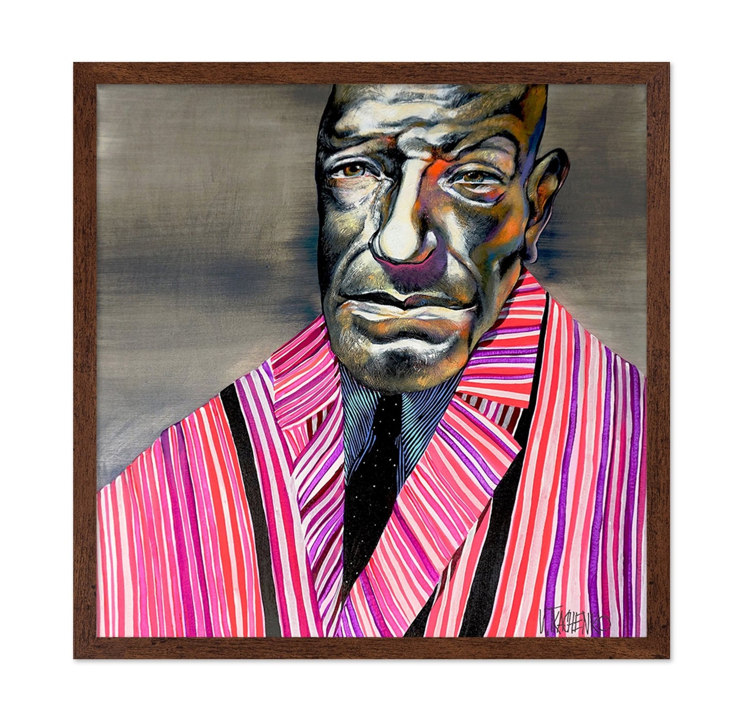 Striped Suit Portrait