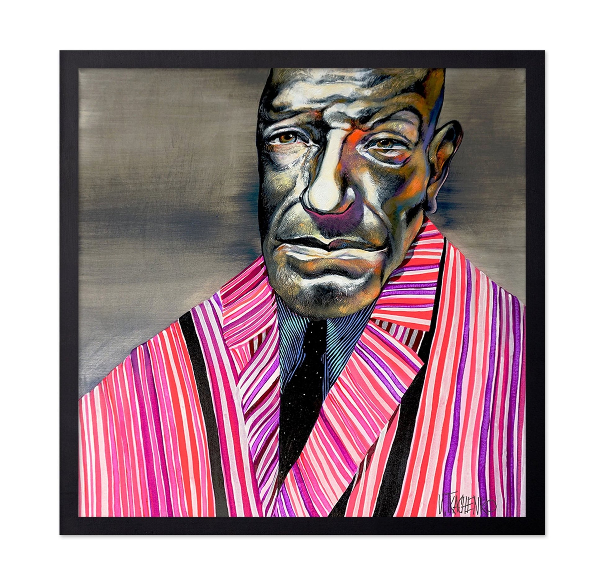 Striped Suit Portrait