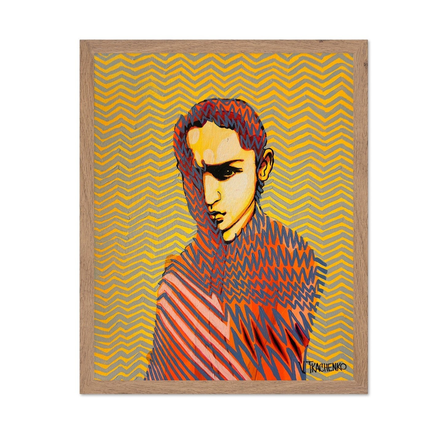 Zigzag Portrait