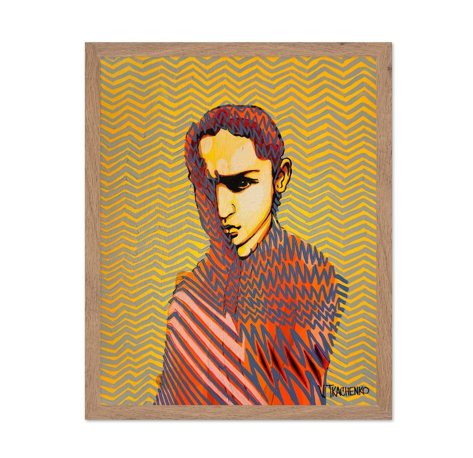 Zigzag Portrait