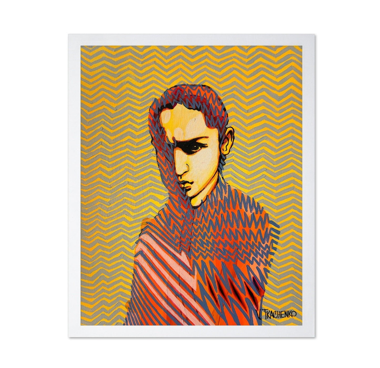 Zigzag Portrait