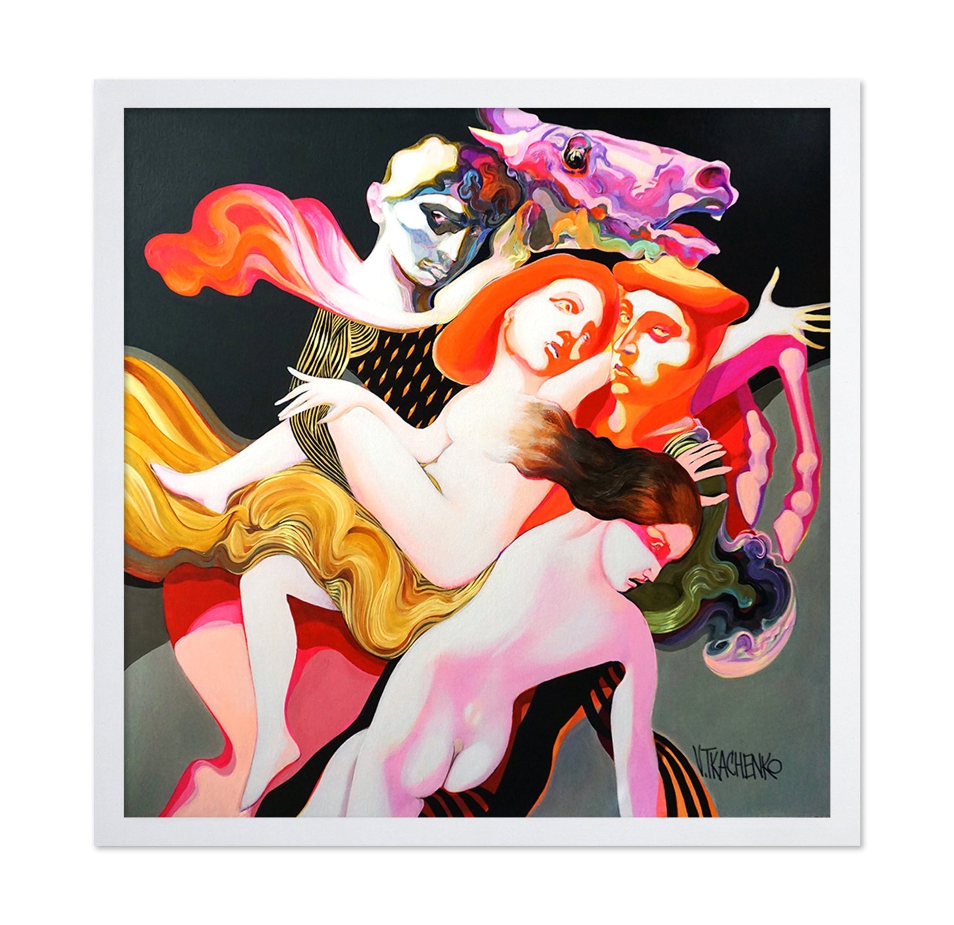 Mythic Figures Embrace