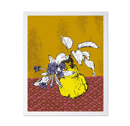 Modern Pear Botanical Poster