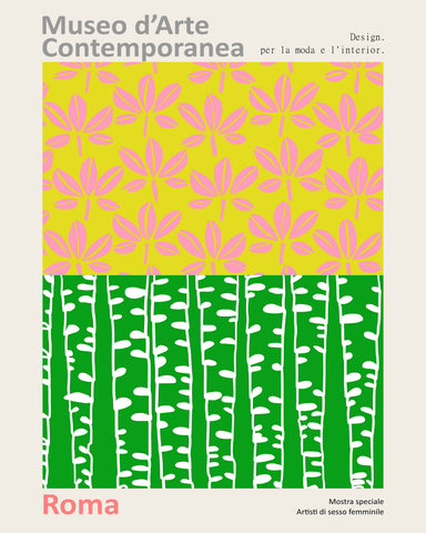 Roma Modern Pattern Poster