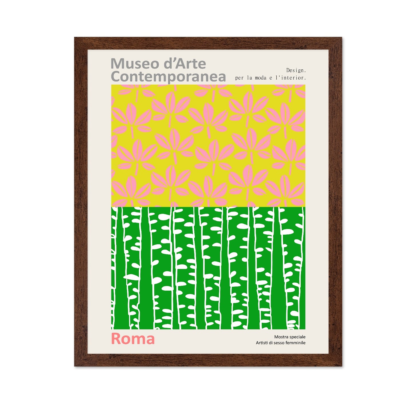 Roma Modern Pattern Poster