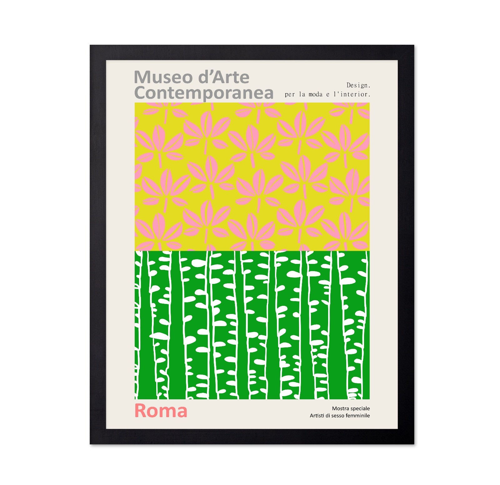 Roma Modern Pattern Poster