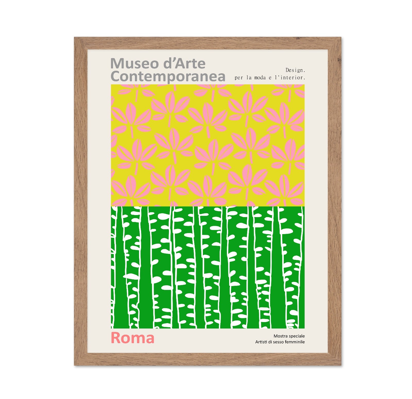 Roma Modern Pattern Poster