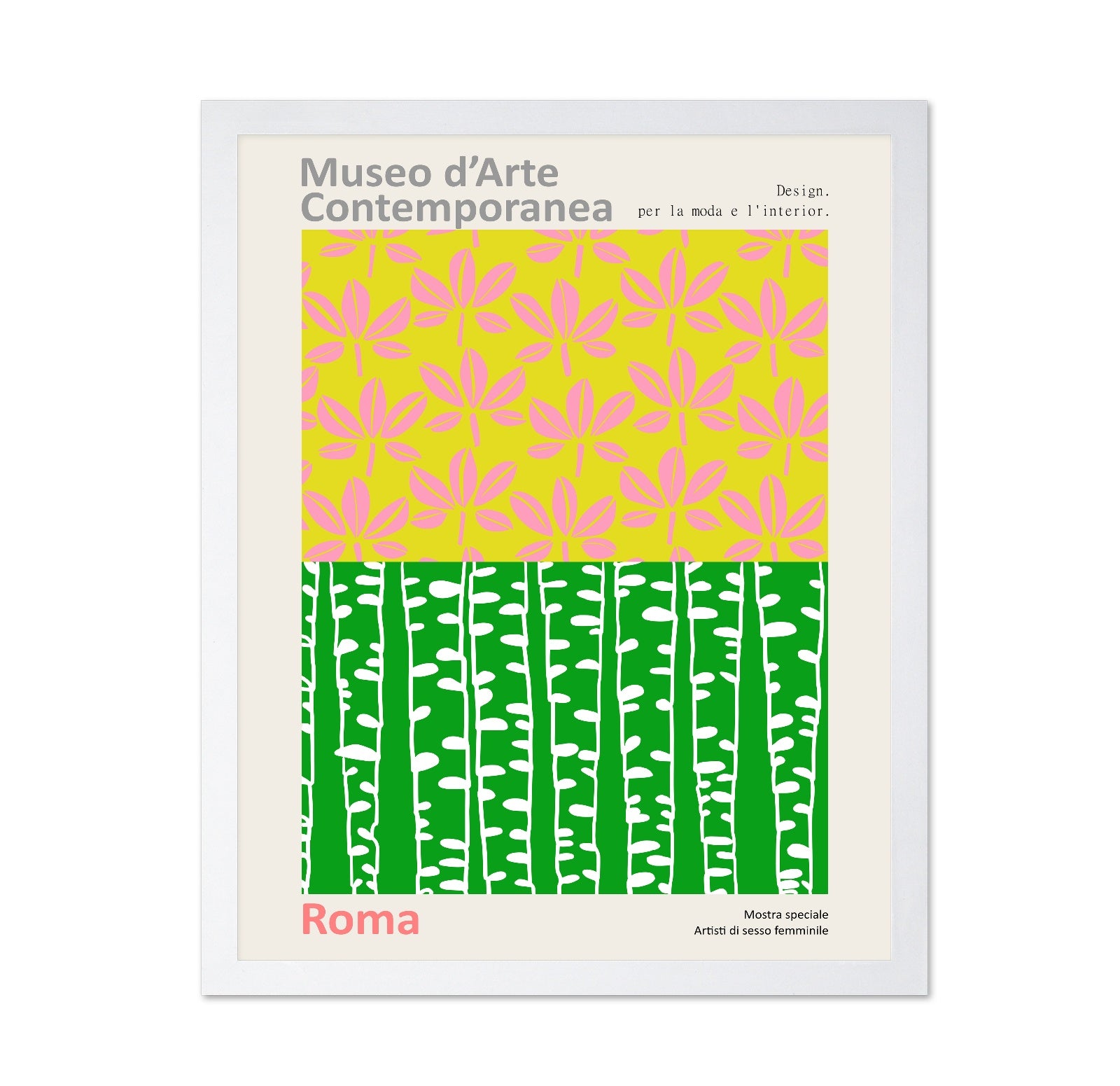 Roma Modern Pattern Poster