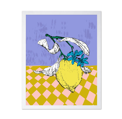 Modern Lemon Botanical Poster