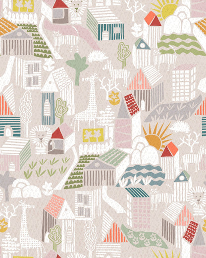 Playful Village Pattern