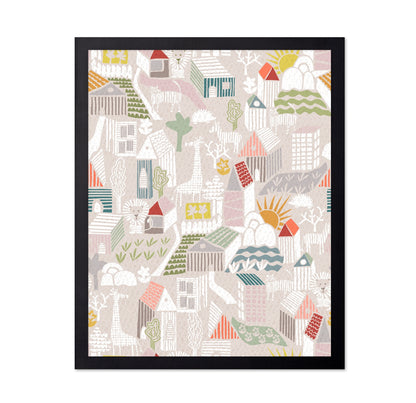 Playful Village Pattern