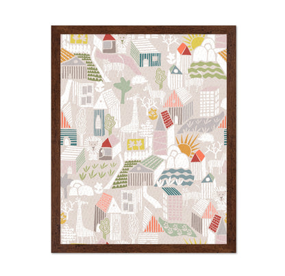 Playful Village Pattern