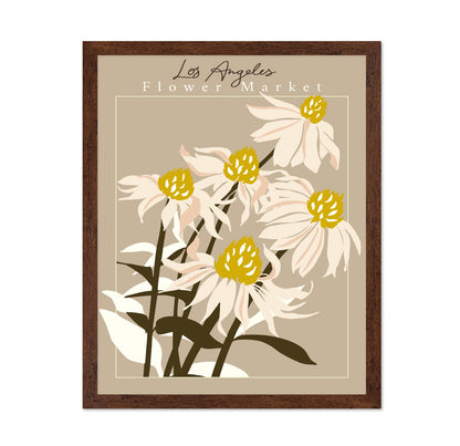 Los Angeles Floral Market Poster