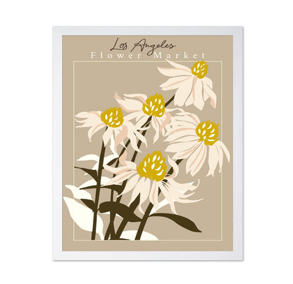 Los Angeles Floral Market Poster
