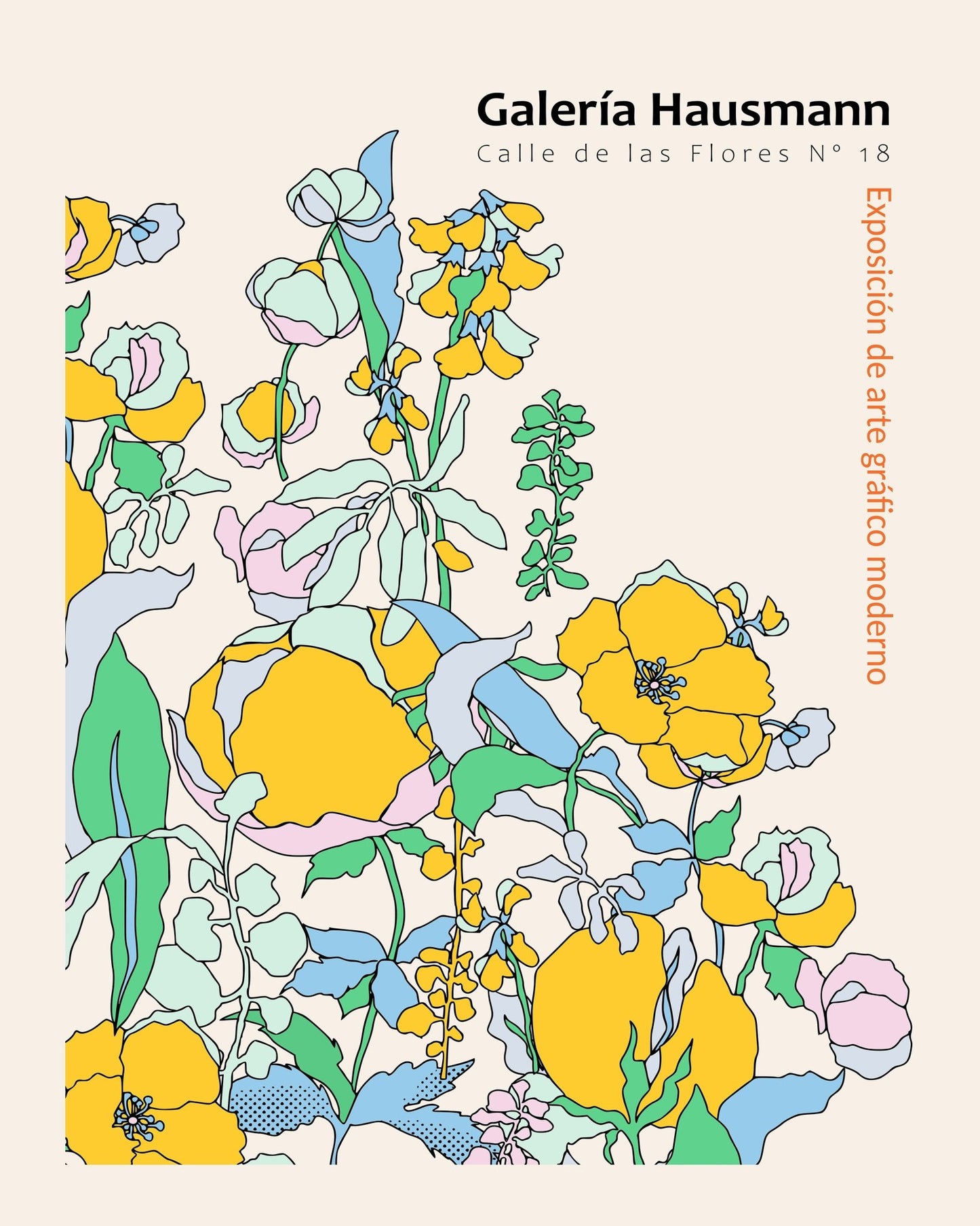 Modern Botanical Line Art Poster