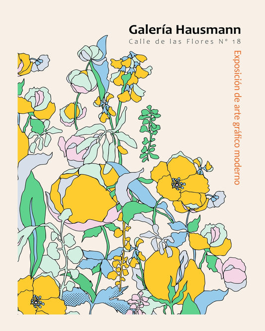 Modern Botanical Line Art Poster