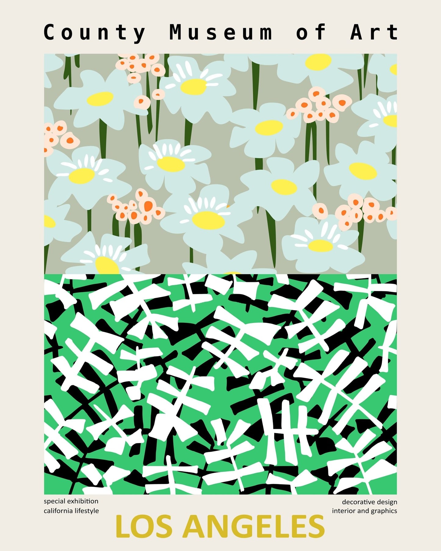 Modern Floral Pattern LA
