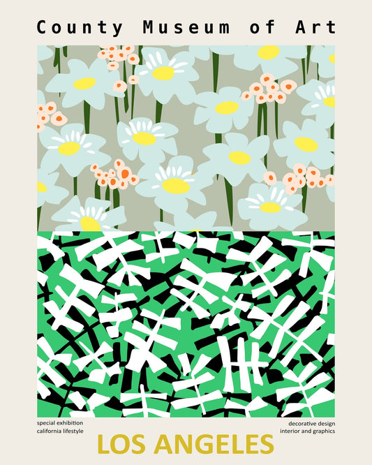Modern Floral Pattern LA