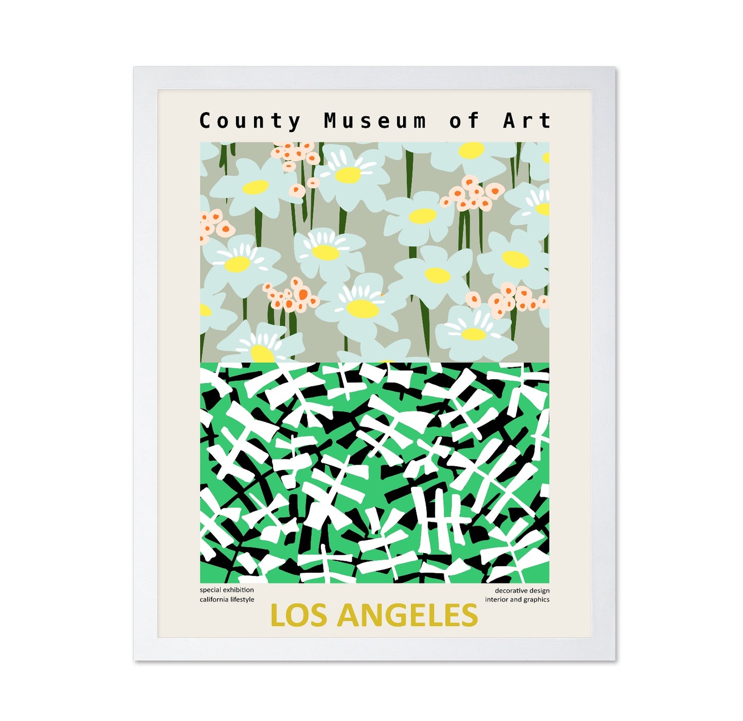 Modern Floral Pattern LA
