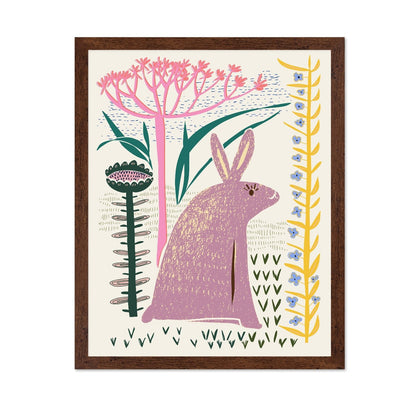 Whimsical Nordic Bunny Garden