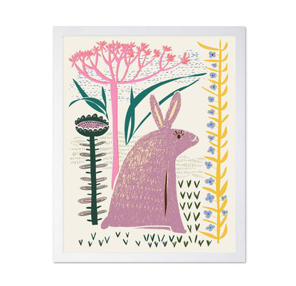 Whimsical Nordic Bunny Garden