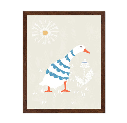 Playful Goose