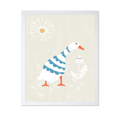 Playful Goose