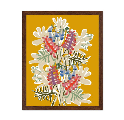 Vibrant Botanical Floral Composition