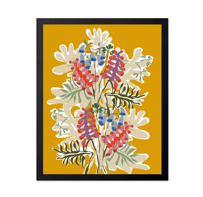 Vibrant Botanical Floral Composition