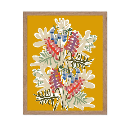 Vibrant Botanical Floral Composition