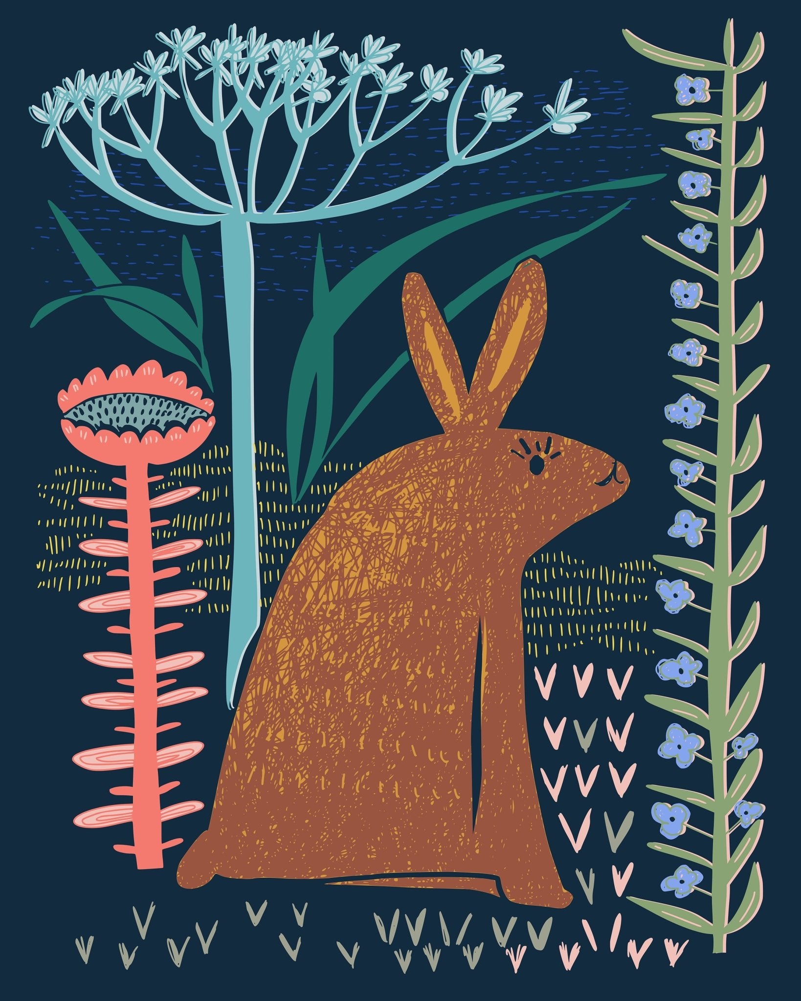 Folk Art Rabbit
