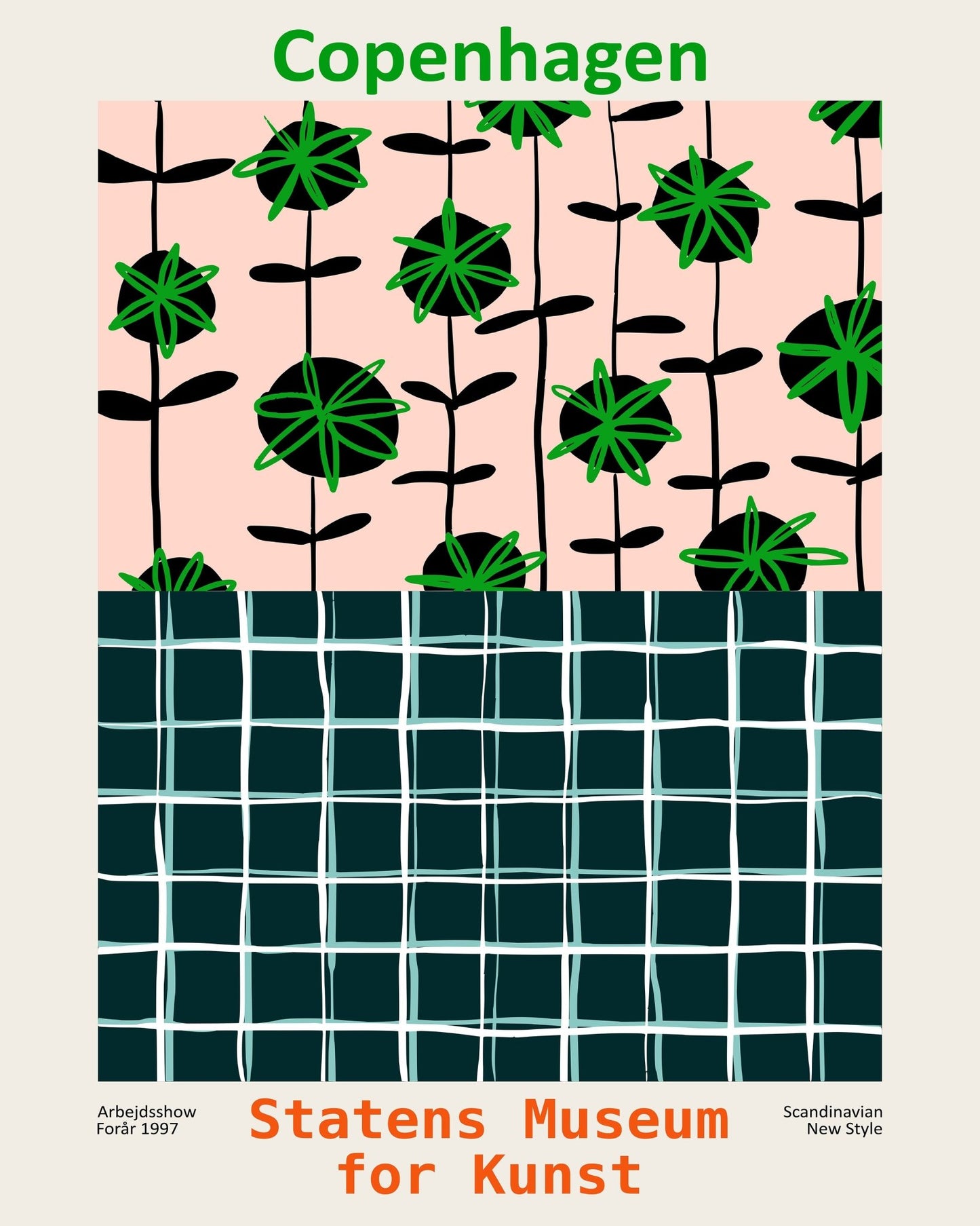 Copenhagen Scandinavian Pattern Art