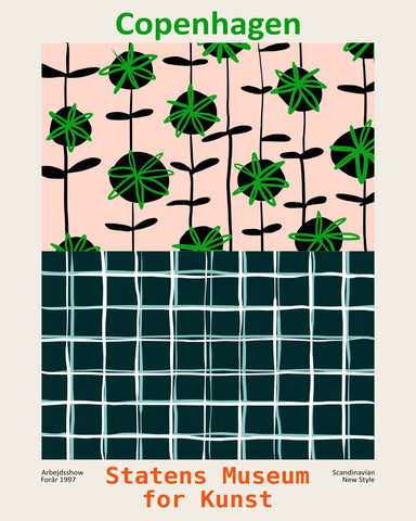 Copenhagen Scandinavian Pattern Art