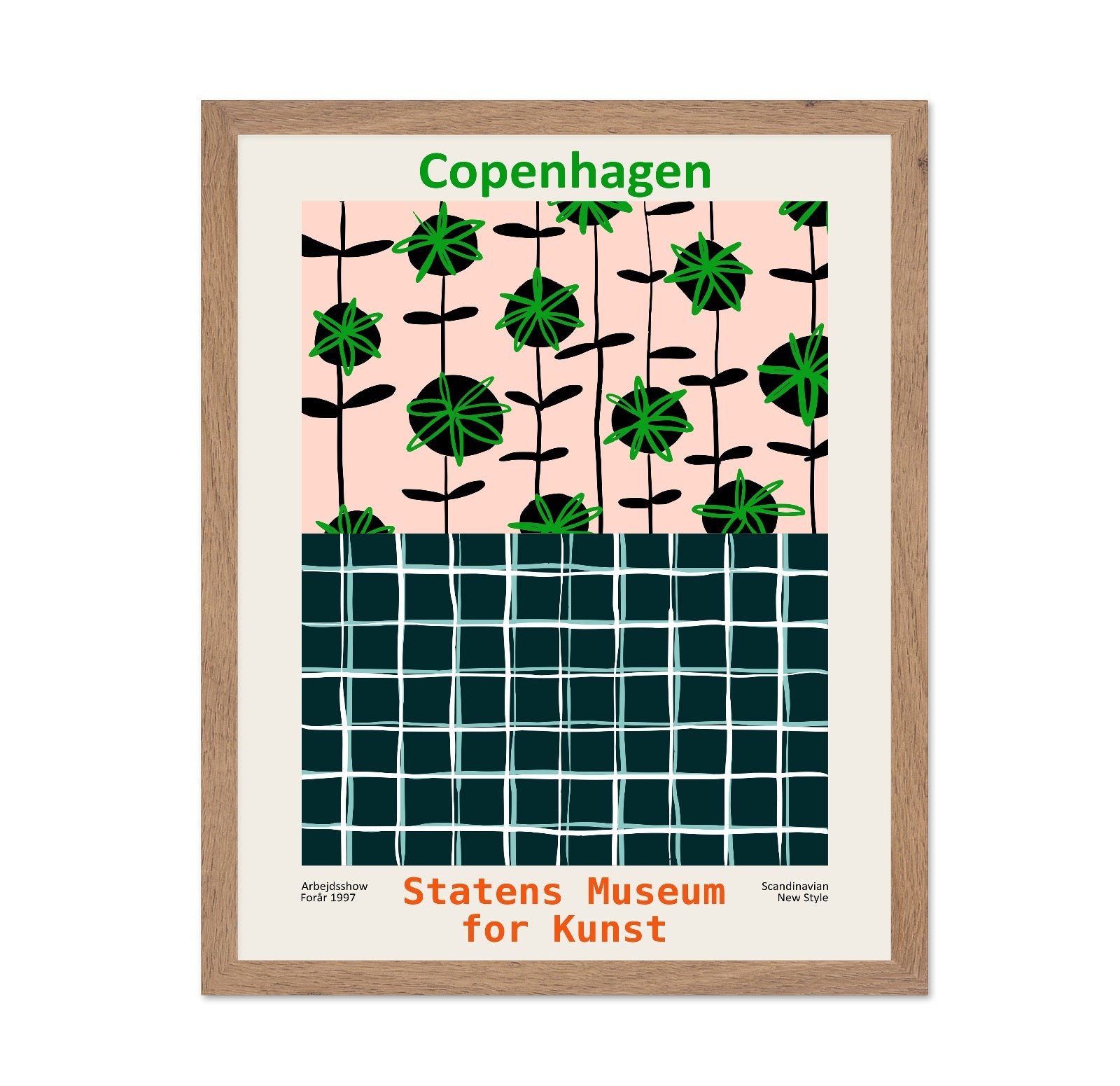 Copenhagen Scandinavian Pattern Art