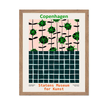 Copenhagen Scandinavian Pattern Art