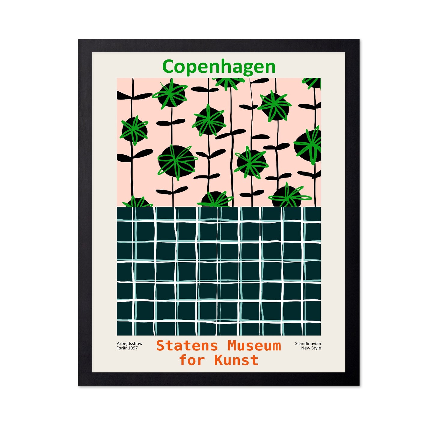 Copenhagen Scandinavian Pattern Art