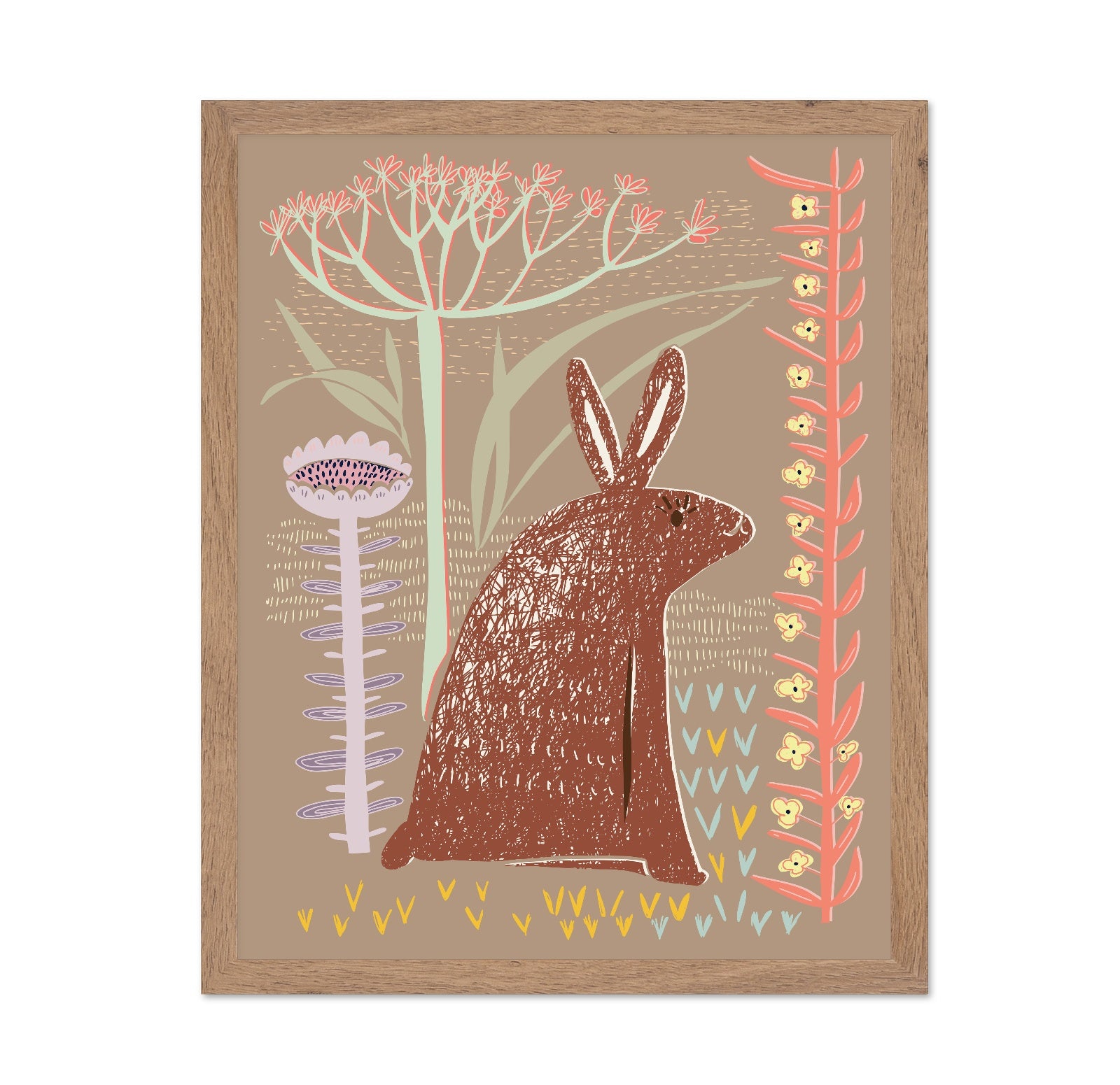 Woodland Rabbit Art