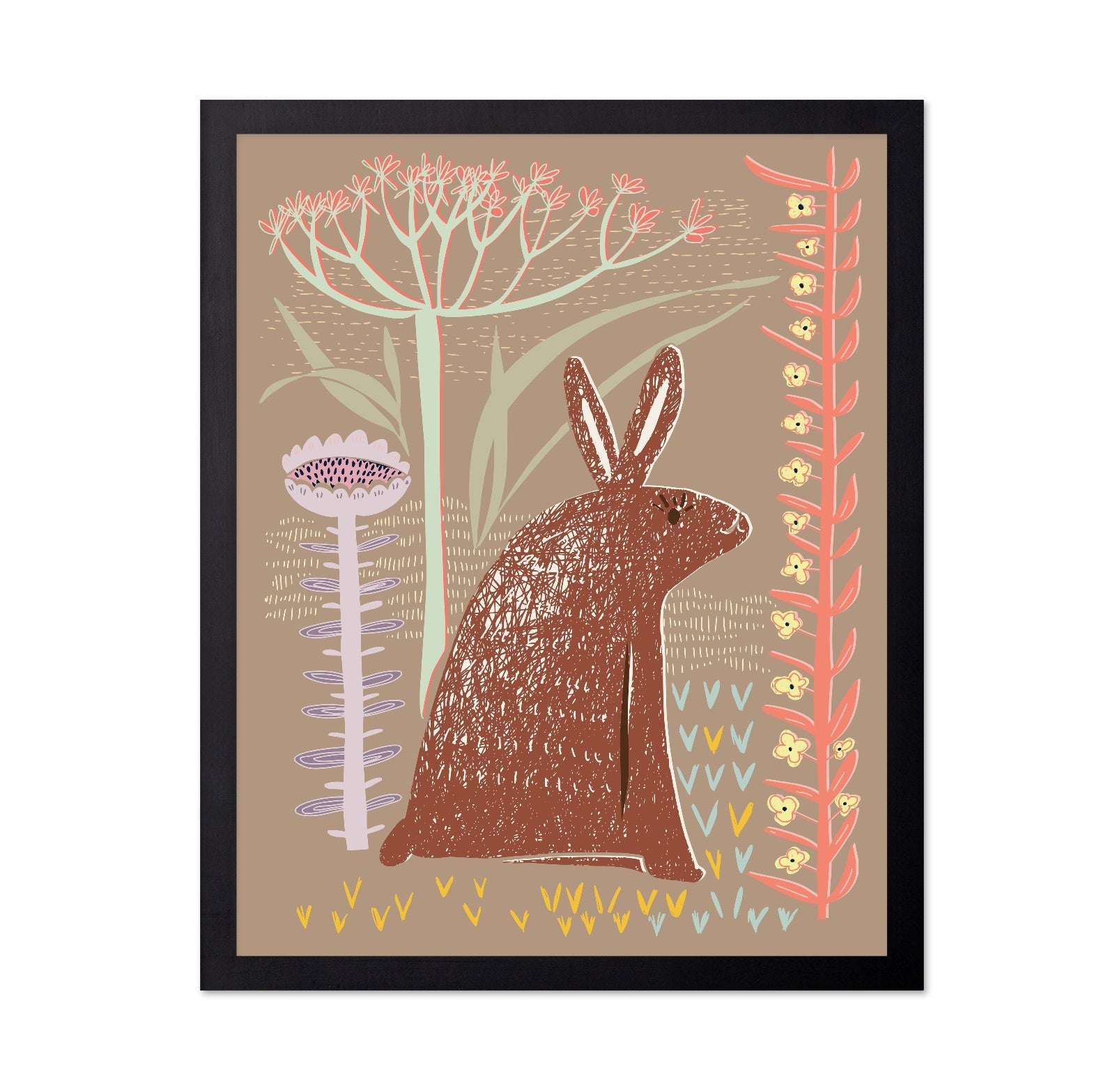 Woodland Rabbit Art
