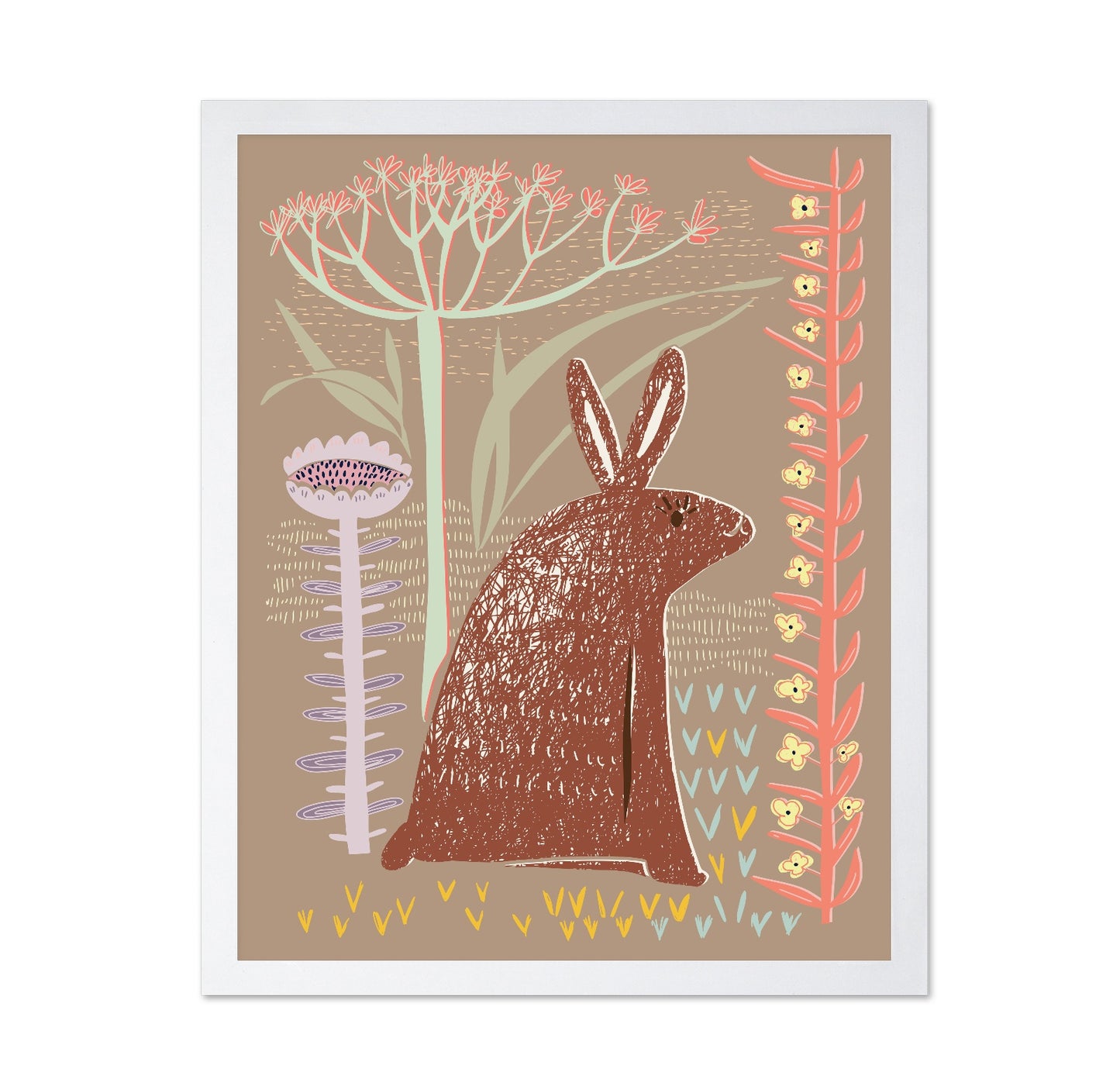 Woodland Rabbit Art