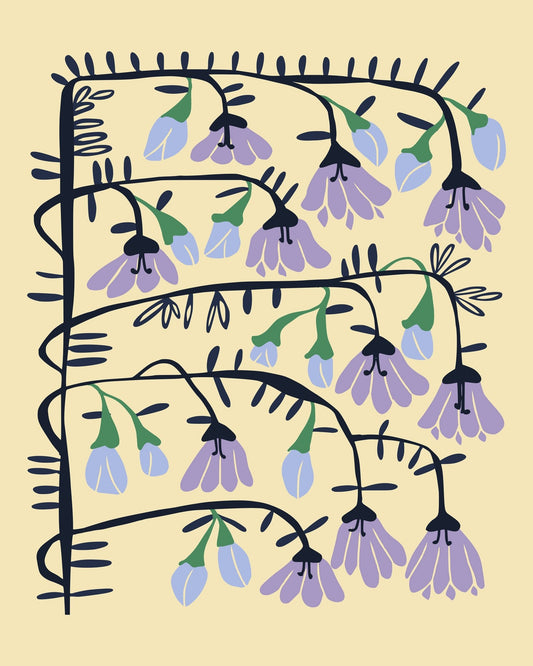 Cascading Bell Flowers