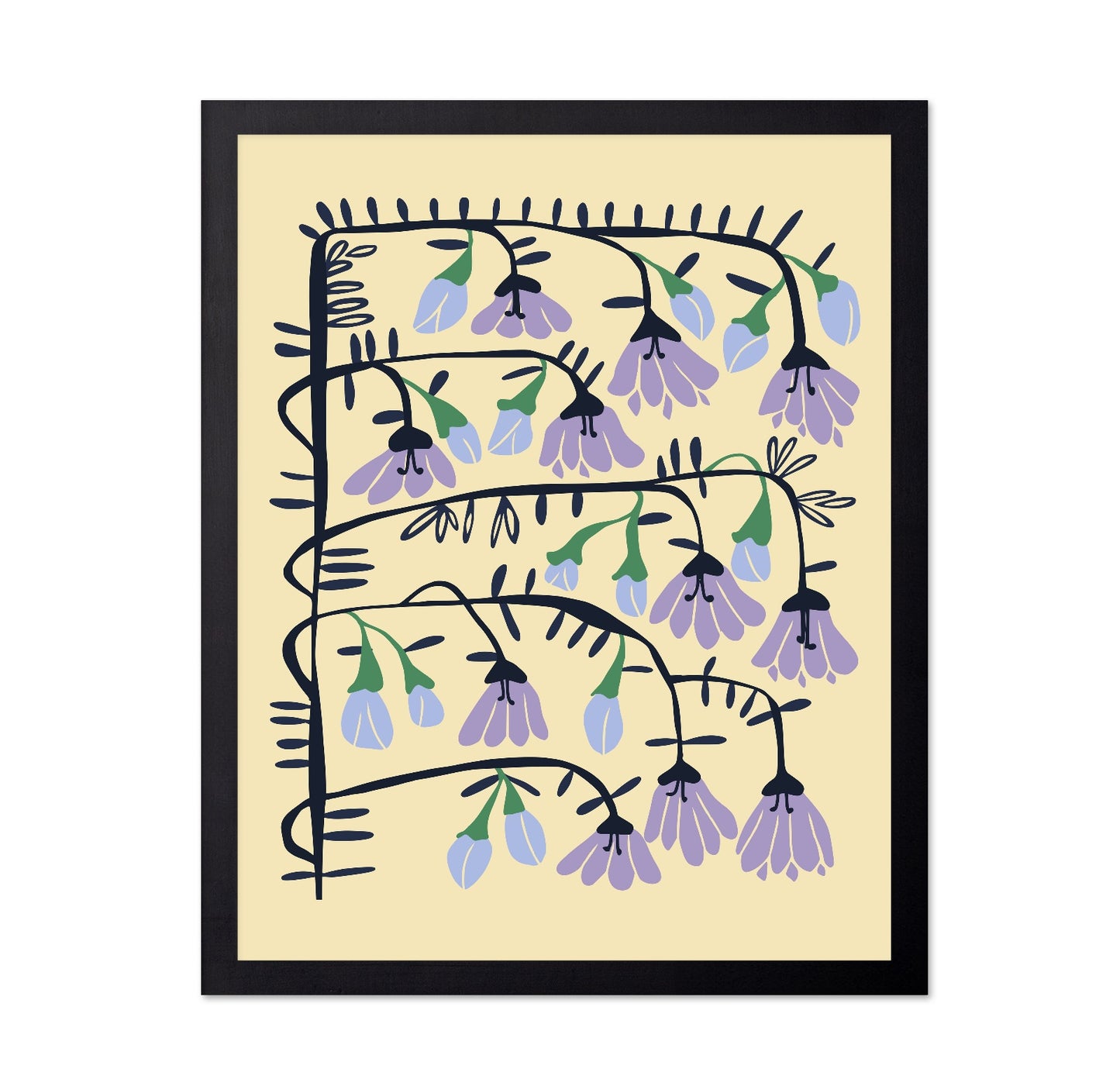 Cascading Bell Flowers