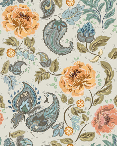 Elegant Floral Paisley