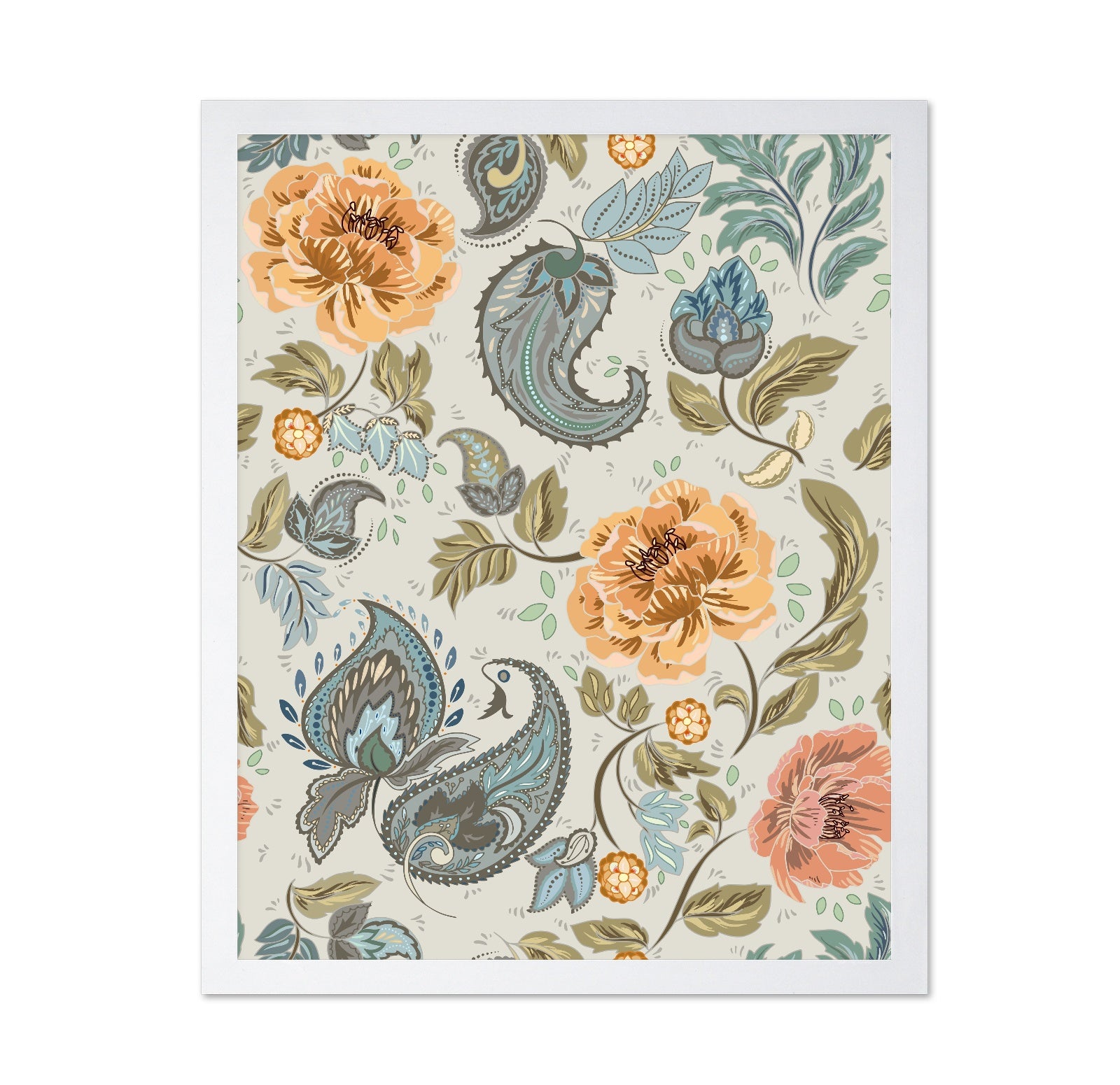 Elegant Floral Paisley