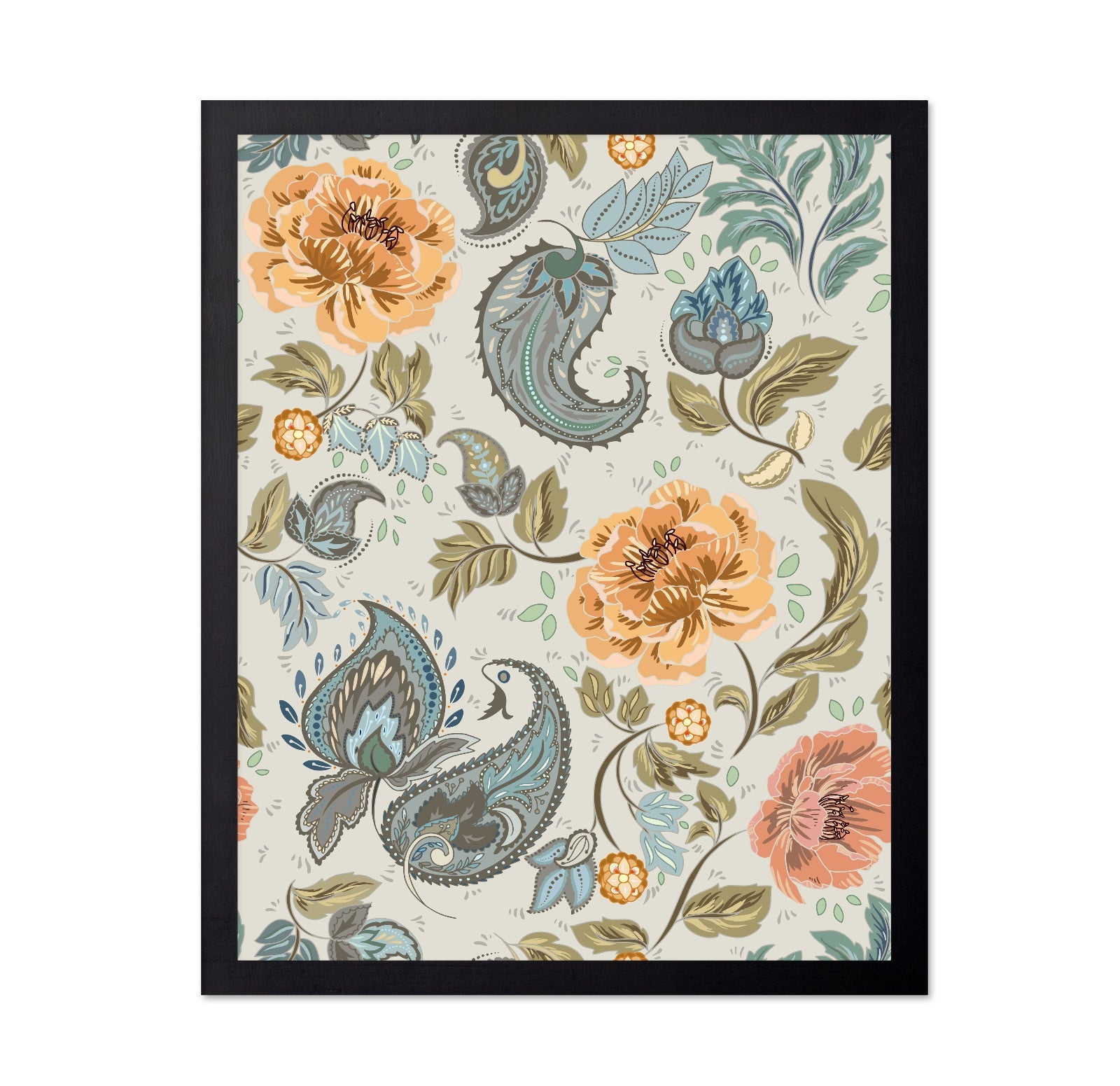 Elegant Floral Paisley