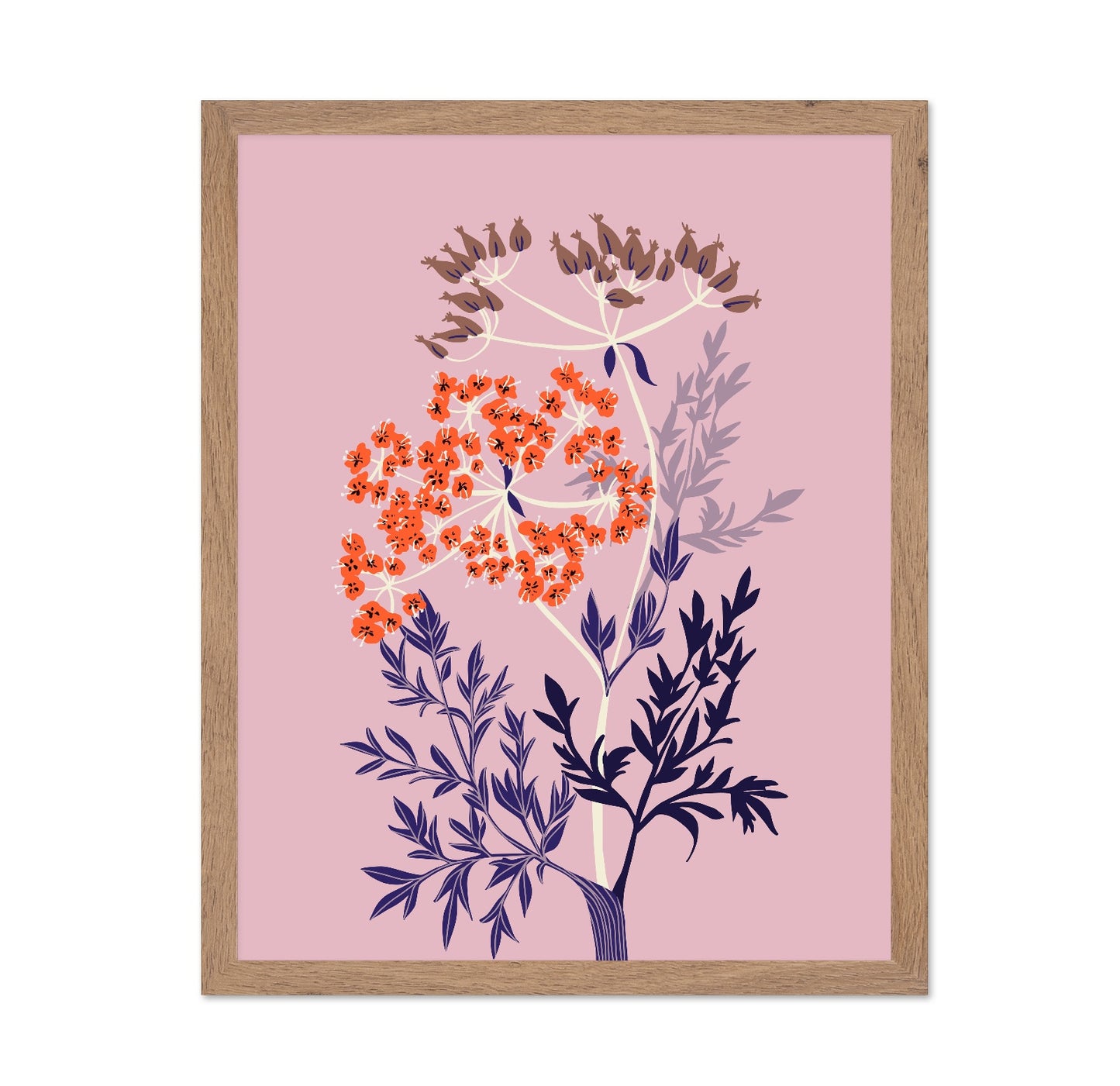 Orange Botanical Flower