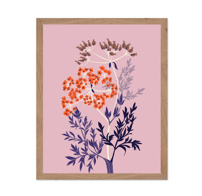 Orange Botanical Flower